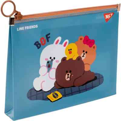 Папка на блискавці Yes B6 Line Friends. Cony (492095) Вінниця