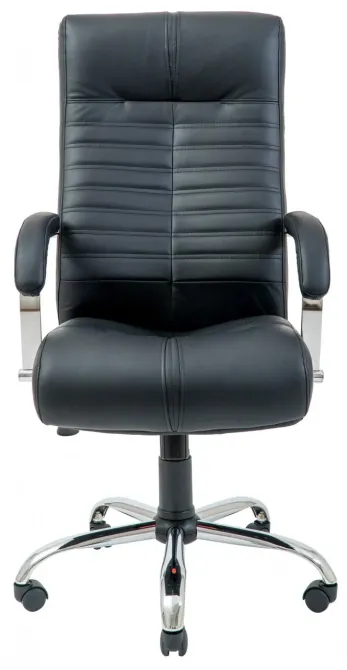 Офисное Кресло Руководителя Richman Orion Кожа Lux Хром М3 MultiBlock Черный Киев - изображение 2