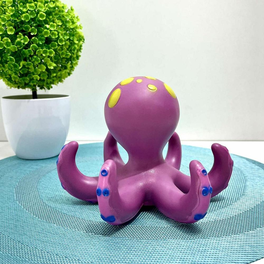 Розвиваюча іграшка Limo Toy для ванної Восьминіг-кільцеброс 17см Фіолетова (AQ 0001) Чернігів - фото 5