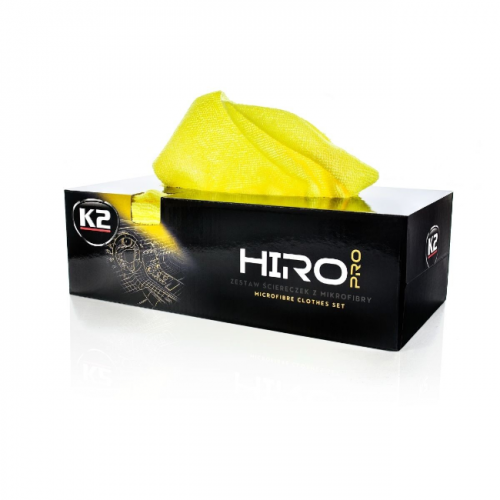Набор салфеток K2 Hiro Microfibre для ухода за автомобилем, микрофибра 30 см x 30 см (30 шт) Ковель