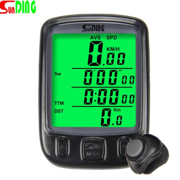 Беспроводной велокомпьютер с подсветкой SunDing SD-563C, Велокомпьютер с встроеной картой TQ-15 Ивано-Франковск - изображение 2