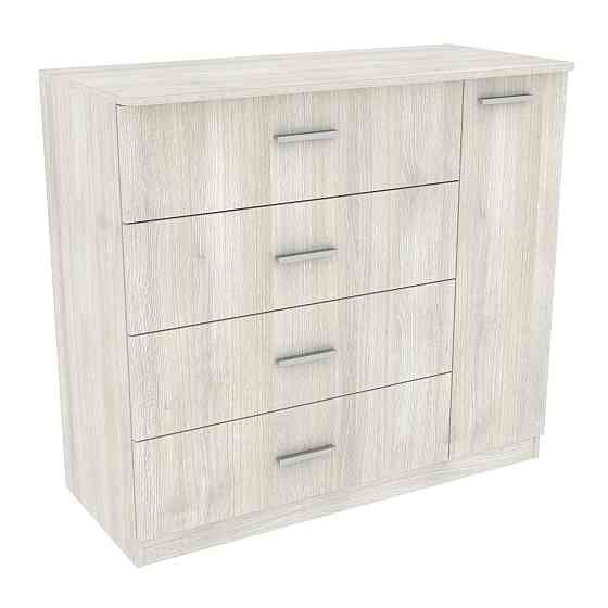 Комод Сабріна №2, Дуб Шамоні Світлий, 1100/500/1000 Львів