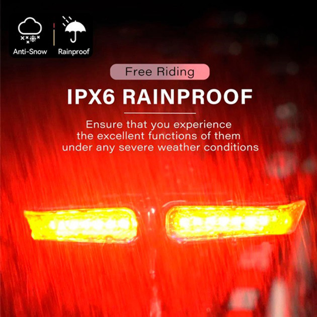 Довговічний велосипедний ліхтар XA-817, Задній ліхтар електровелосипеда, Ліхтарик VY-623 для велосипеда Київ - фото 6