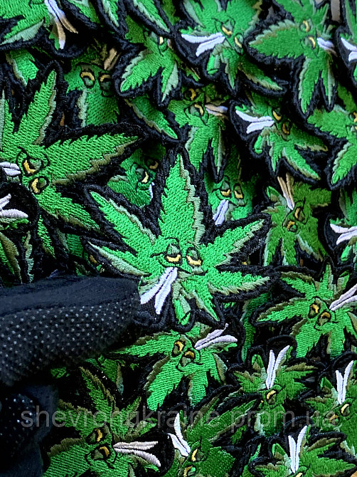 Шеврон ТРАВКА (Форма контурная. На липучке) Размер 7x7см Киев - изображение 4