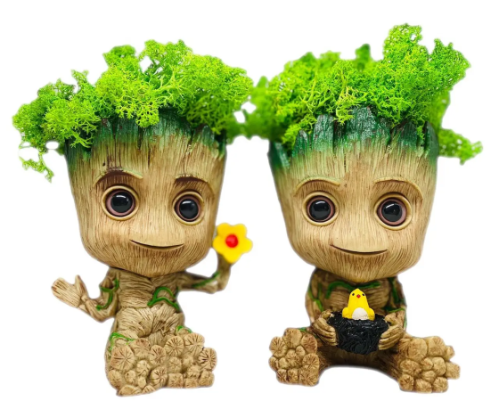Набір горщиків Грут Groot G8 + G9 зі стабілізованим мохом Вінниця