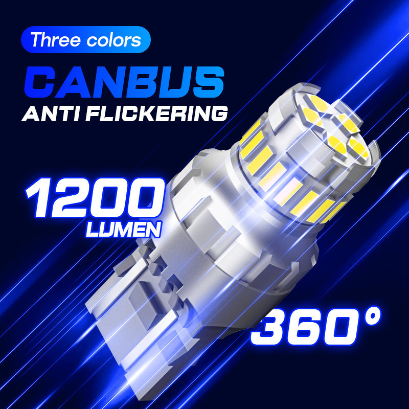 LED лампы T20 W21W 2 шт — белый свет для авто Киев - изображение 5