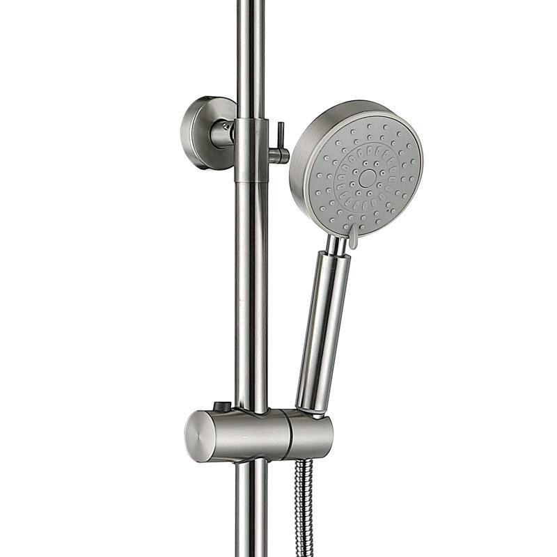 Душова система зовнішнього монтажу Lidz Aria 1020 на два споживача (k35) LDARI1020NKS46114 сатин Київ - фото 4