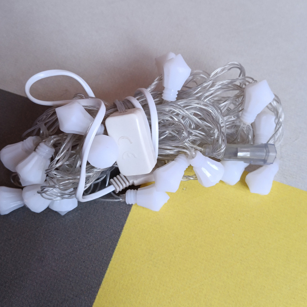 Новорічна гірлянда ліхтарик LED 5м мультиколір Київ - фото 1