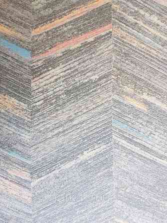Обои  виниловые на флизелине AS creation Geo Effect 0.53х10 геометрия елочка коричневый синий оранж 38309-2 Киев