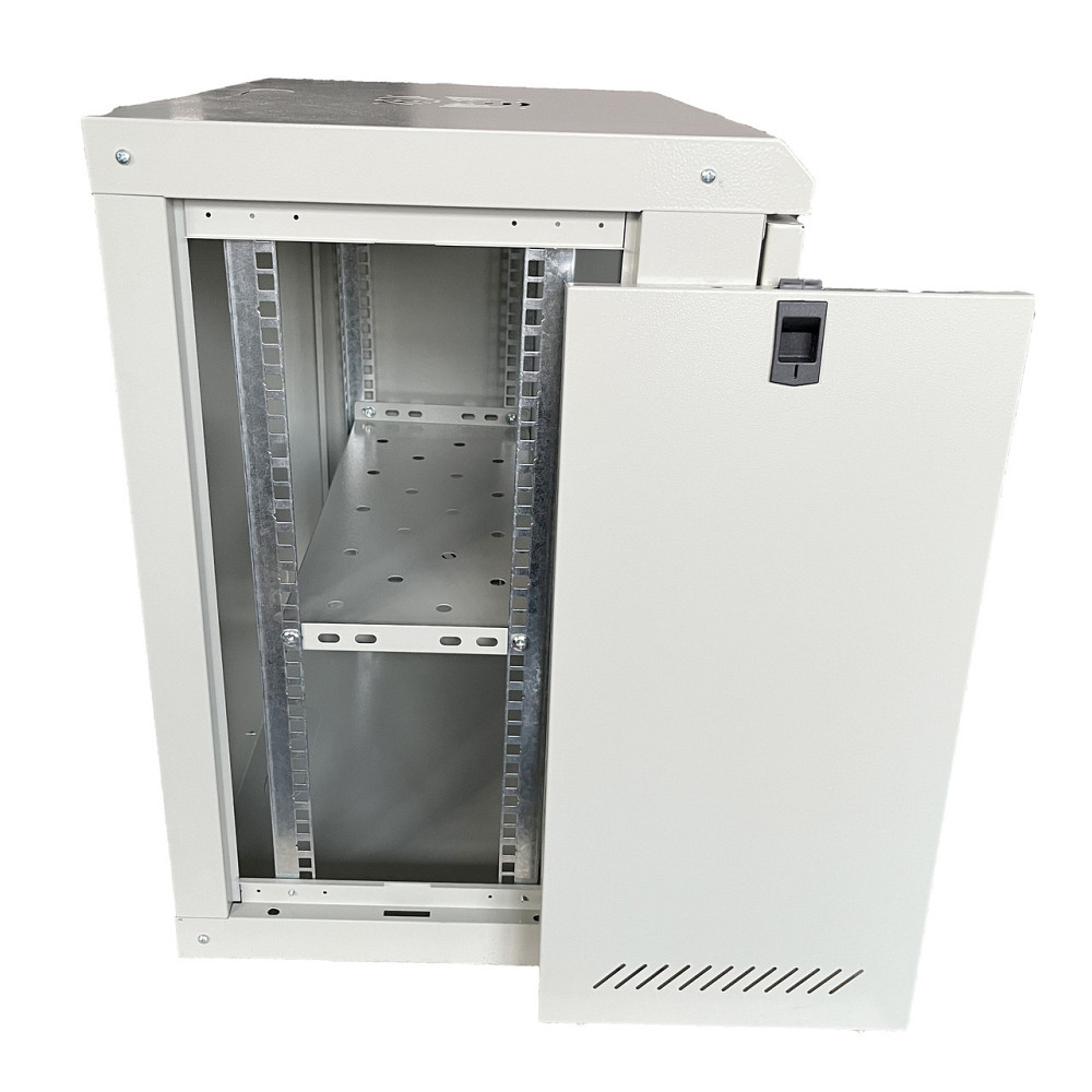 Шкаф настенный серверный GEAR 12U 600x600х600 мм серый с полкой (GWMSN-12U-600-600G) Киев - изображение 6