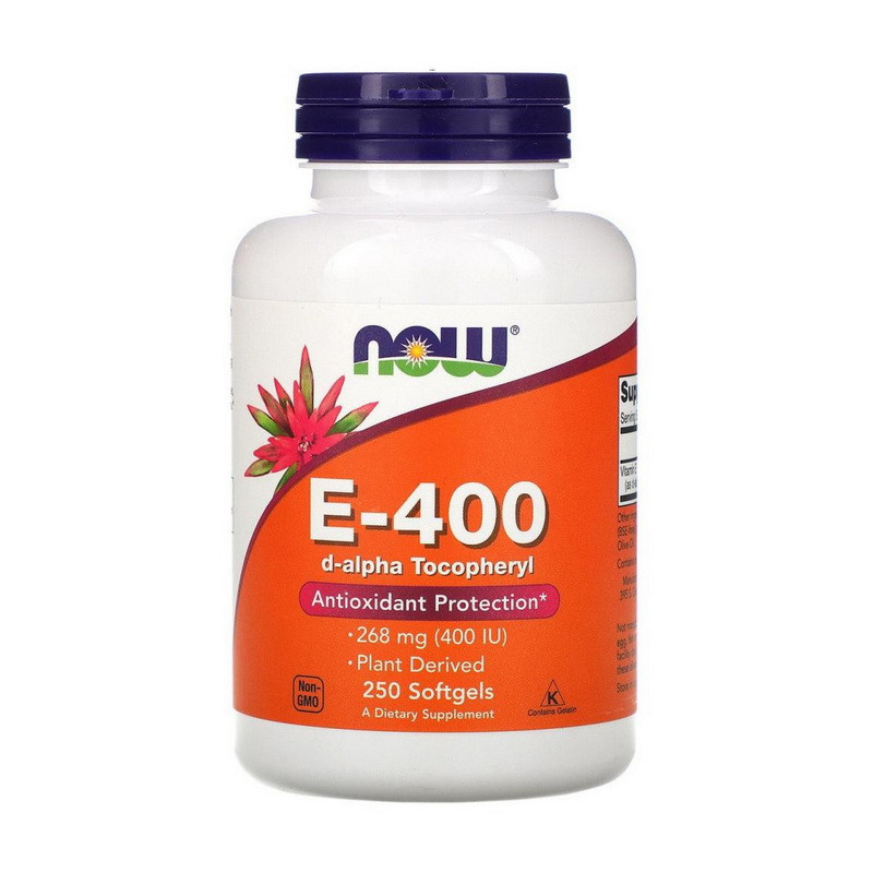 E-400 d-alpha Tocopheryl (250 softgels) Луцьк - фото 1