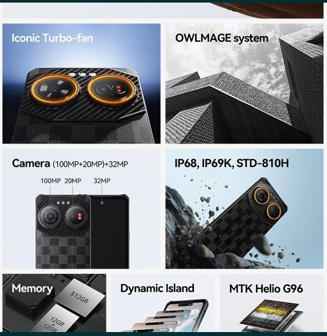 Телефон IIIF150 Air 3 12/512Gb. Doodle limited / Black 33w 100mp IP68/68 Android 14. Харьков - изображение 7