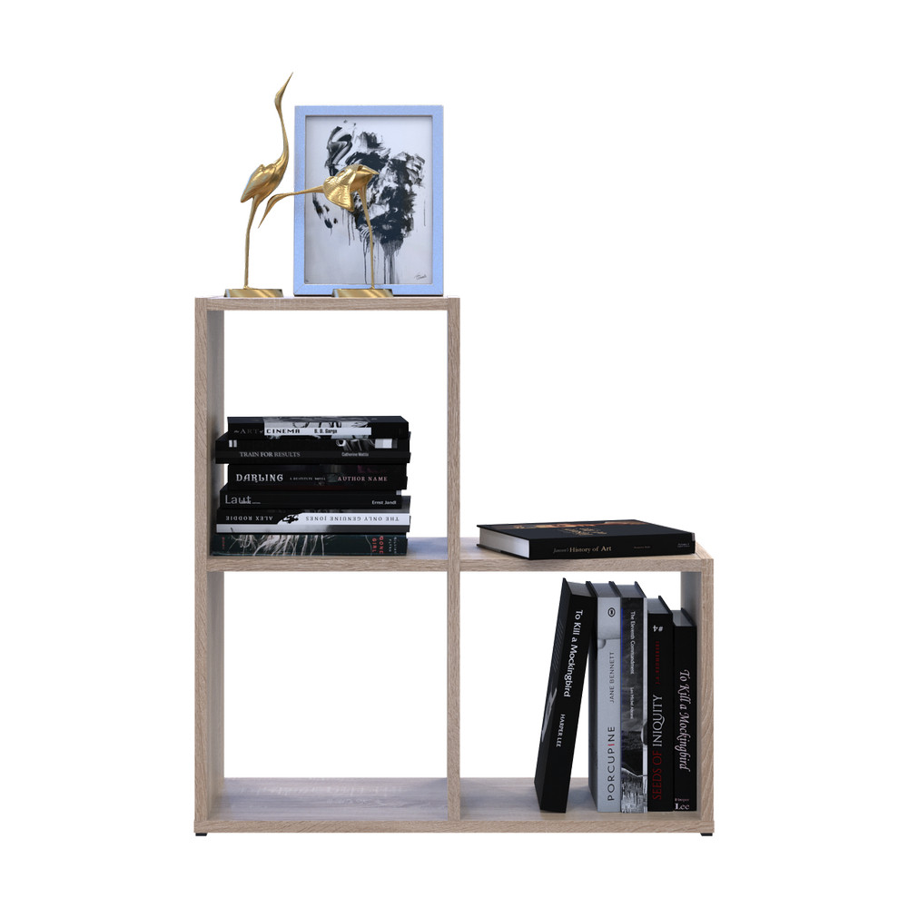 Стелаж Doros Степ 2х2 Дуб сонома відкритий 69х28.8х71.4 DRS-011762 (41516155) Львів - фото 4