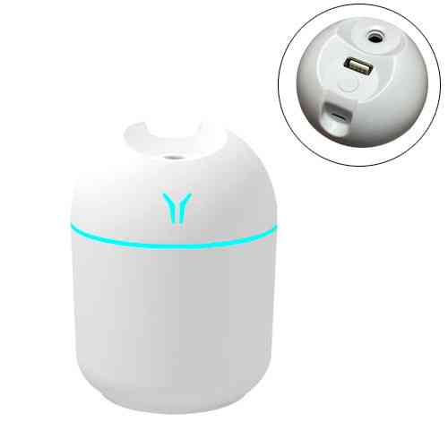 Ультразвуковой мини-увлажнитель воздуха 250 мл USB с ночником, портативный диффузор для дома и офиса Киев
