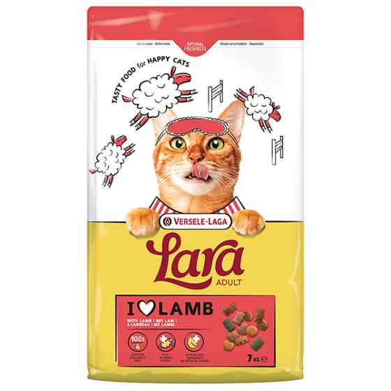 Lara Adult with Lamb ЛАРА ЯГНЯ сухий преміум корм для котів Київ