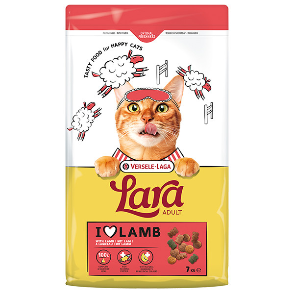 Lara Adult with Lamb ЛАРА ЯГНЯ сухий преміум корм для котів Київ - фото 1