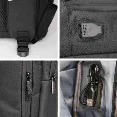 Рюкзак туристический NikiBo Sleek 15л чорний (30010805-01) Винница