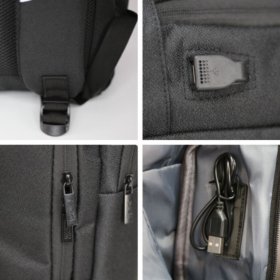 Рюкзак туристический NikiBo Sleek 15л чорний (30010805-01) Винница - изображение 4