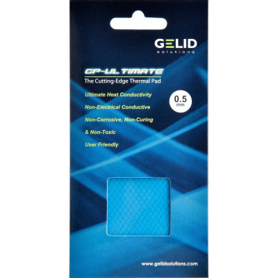Термопрокладка Gelid Solutions GP-Ultimate Thermal Pad 90x50x1.5 mm (TP-GP04-C) Винница - изображение 3
