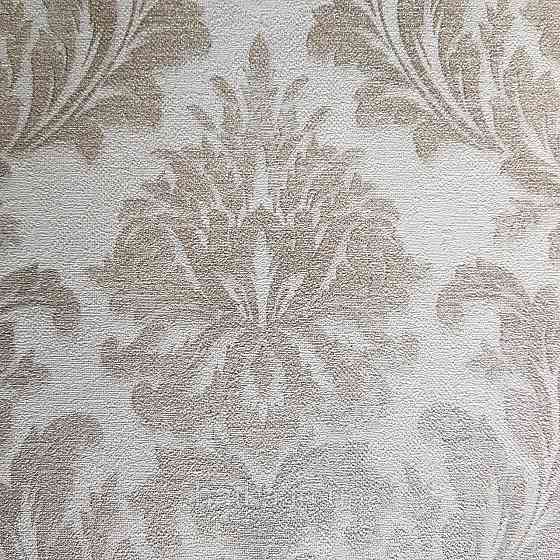 Обои виниловые на флизелине Rasch Raymond 1.06х10 вензель серебристый на светло сером 957037 Киев