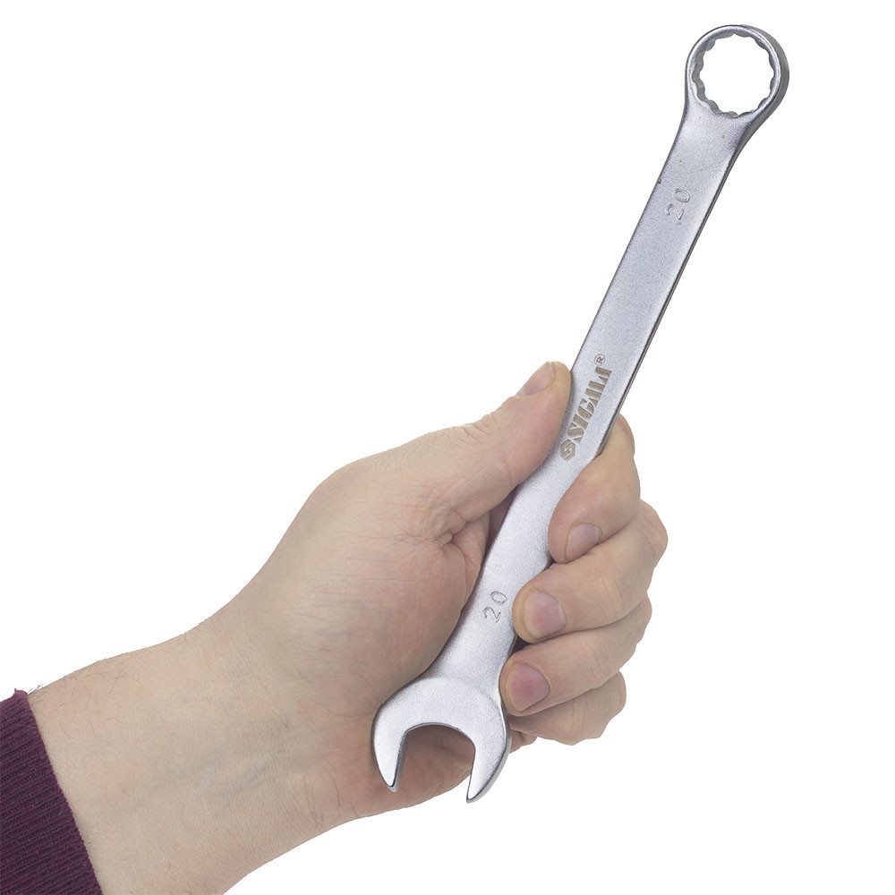 Ключ ріжково-накидний 20мм CrV satine SIGMA (6021201) Рівне - фото 4