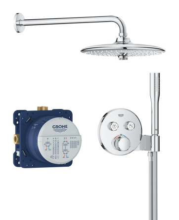Прихована душова система з Euphoria 260 Grohe Grohtherm SmartControl   ( 34867000 ) 39197 Харьков