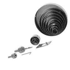 Набор коронок по дереву 16шт 19, 22, 29, 32, 38, 44, 54, 64, 76, 89, 102, 127 мм Мукачево