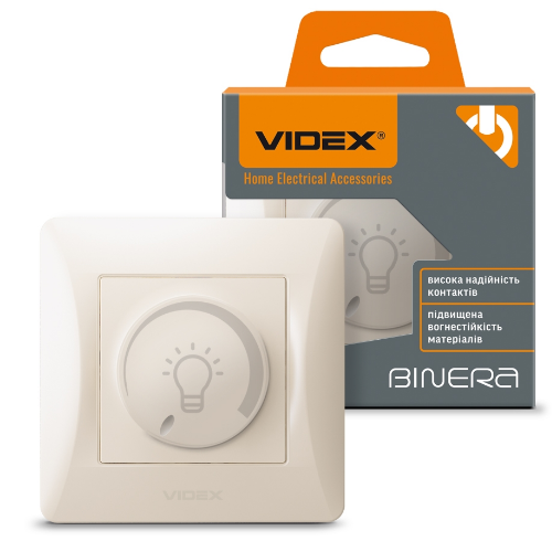 BINERA крем Вимикач диммерний 200W Videx Житомир