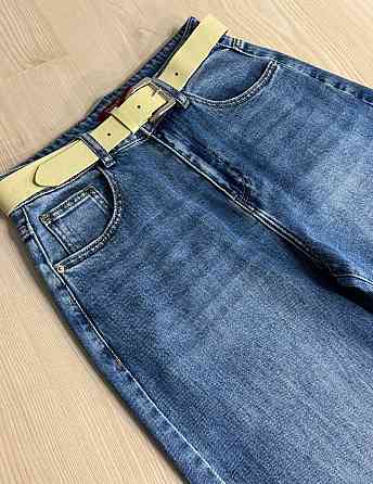 Джинси жіночі Vanver 2007 палаццо широкі з поясом сині, синій, 29, 29, 79 см, 110 см Київ