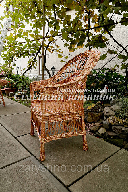Крісло плетене обіднє Київ - фото 5
