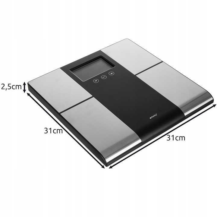 Ваги аналітичні підлогові для ванної з LCD дисплеєм до 225 кг Ruhhy (24638) Нововолинськ - фото 9