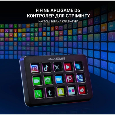 Набір блогера Fifine Stream Deck D6 (D6) Вінниця - фото 12