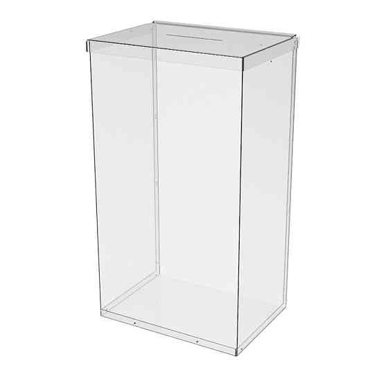 Ящик EKOSTAR без замка для пожертвований и сбора денег 280x200x500. Объем 28 литров Киев