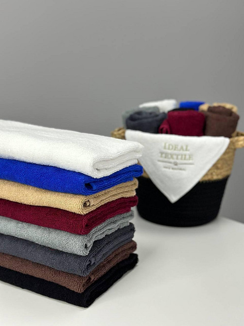 Рушник однотонний Ideal Textile 50х90 см 400 г/м2 (56860914) Чернівці - фото 3