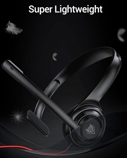 Легкие проводные наушники-гарнитура с микрофоном NUBWO HW02 Харьков - изображение 1