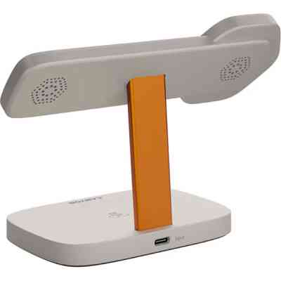 Зарядное устройство Canyon wireless charger HEXAGON WCS-310 3in1 LightGrey/Orange (CNS-WCS310LGOR) Винница