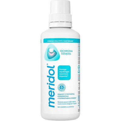 Ополаскиватель для полости рта Meridol Gum Protection от кровоточивости десен 400 мл (7610108052714/8718951560437) Винница - изображение 1