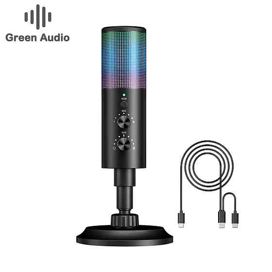 Мікрофон AK-9 з RGB підсвіткою та шумоподавленням Київ