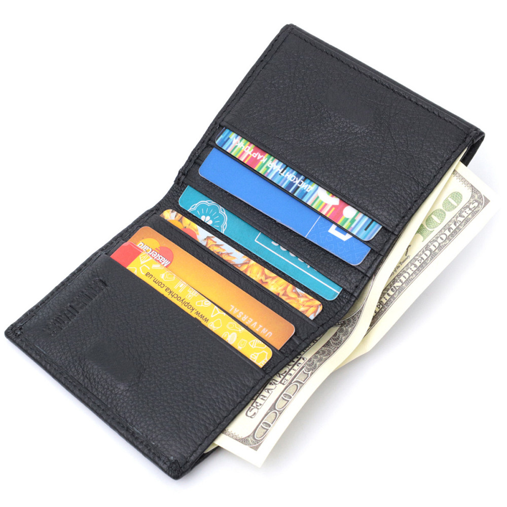 Красивый кошелек для женщин из натуральной кожи ST Leather 22709 Черный Киев - изображение 8