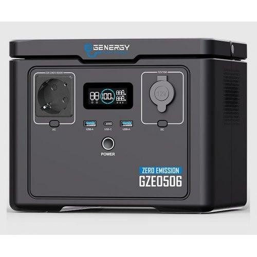 Зарядная станция GENERGY ZERO GZE-0506, 500Вт/ч, 600Вт ном, 1200Вт макс. Одесса - изображение 1