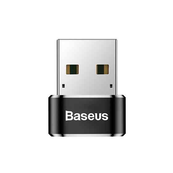 Адаптер Baseus USB Male To Type-C Female Adapter Converter Black Одесса