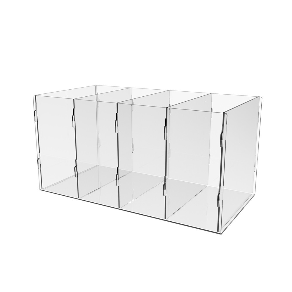 Коробка акрилова EKOSTAR 200х100х100 4 комірки збірна Київ - фото 1