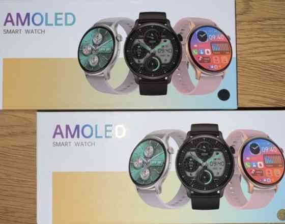 Смарт - часы для мужчин и женщин, AMOLED экран, защита IP68 Киев