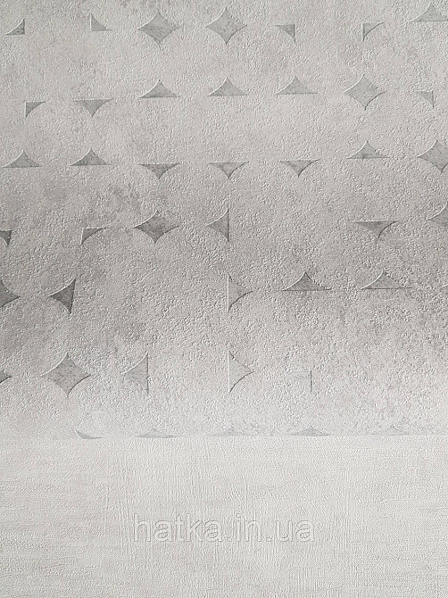 Шпалери вініл на флізеліні AS creation Metropolitan stories ByTime 0,53х10 геометрія фігури світло-сірі сріблясті Київ - фото 3