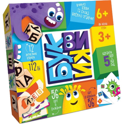 Настільна гра Danko Toys Буквики, українська (G-BU-01U) Вінниця - фото 1