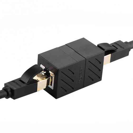 Соединитель витой пары RJ45 Ugreen NW114 20390 (Черный) Николаев