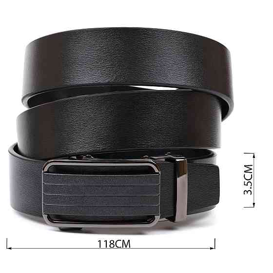 Оригінальний чоловічий ремінь Vintage 20364 Чорний Київ