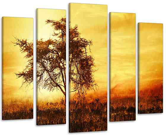Модульна картина Дерево Захід Art-124_5 Київ