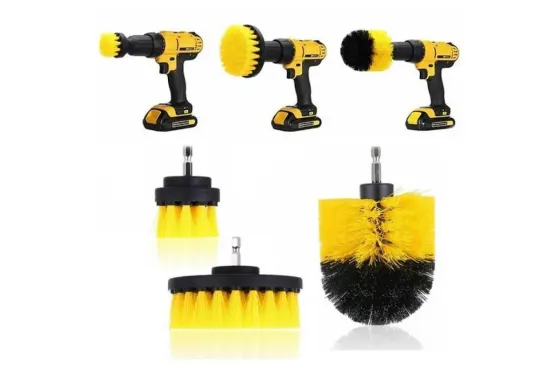 Набор щеток насадок на дрель для уборки GEKO Yellow 3в1 Коломия
