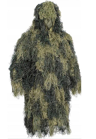 Маскувальний халат Mil-Tec Ghillie Parka Woodland Sniper (Камуфляж) Вінниця - фото 1
